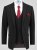 D555 Ted 4 Way Stretch Tailored Suit Jacket Must - Ülikonnad ja pintsakud - Ülikonnad suured suurused