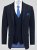 D555 Ted 4 Way Stretch Tailored Suit Jacket Tumesinine - Ülikonnad ja pintsakud - Ülikonnad suured suurused