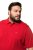 JP1880 712617 Polosärk kõhulõikega Tšillipunane - Polosärgid - Meeste suured polosärgid 2XL – 8XL