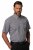 JP1880 722860 Lühikeste varrukatega ruuduline särk Must - Särgid - Meeste suured särgid 2XL – 8XL