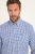 JP1880 Shirt Traditional Checked Long Sleeve Blue - Särgid - Meeste suured särgid 2XL – 8XL