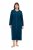 Ulla Popken 749967 Tõmblukuga frotee-hommikumantel Petrool - Hommikumantlid - 