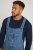 JP1880 Dungarees Denim Adjustable Straps Blue - Teksad ja püksid - Meeste suured teksad W40 – W70
