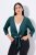 Ulla Popken 794514 Seotav trikoobolero Petrool - Bolerod - 