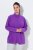 Ulla Popken 796970 Kerge fliisjakk Tumelilla - Fleece riided - 