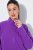 Ulla Popken 796970 Kerge fliisjakk Tumelilla - Fleece riided - 
