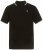 JP1880 802789 Polosärk valge kontrastkraega Must - Polosärgid - Meeste suured polosärgid 2XL – 8XL