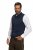 JP1880 Mottled Stretch Knit Stand-up Collar Vest Navy Blue - Jakid ja joped - Joped, suured suurused: 2XL – 12XL