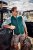 JP1880 Mottled Stretch Knit Stand-up Collar Vest Turquoise Blue - JP1880 - JP1880 Meeste Riided Suurtes Suurustes