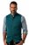 JP1880 Mottled Stretch Knit Stand-up Collar Vest Turquoise Blue - JP1880 - JP1880 Meeste Riided Suurtes Suurustes
