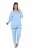 Ulla Popken 810592 Pitsiga pidžaama Helesinine - Pidžaama/Loungewear - 