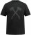 JP1880 Double Axe Design & Vintage Look T-Shirt Black - T-särgid - Suured T-särgid 2XL – 14XL