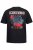 JP1880 Scorpions Blackout Graphic Comfort Fit Band T-Shirt Black - T-särgid - Suured T-särgid 2XL – 14XL