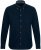 JP1880 Modern Fit Buttoned Collar Cotton Shirt Navy Blue - Särgid - Meeste suured särgid 2XL – 8XL