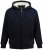 JP1880 820464 Kapuutsiga jakk teddy-voodriga Tumesinine - Sviitrid ja dressipluusid - Meeste suured kapuutsiga jakid suurustes 2XL – 14XL