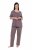 Ulla Popken 821244 Täpiline pidžaama Pruun - Pidžaama/Loungewear - 