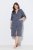 Ulla Popken 821543 Triibuline frotee-hommikumantel Antratsiit - Hommikumantlid - 