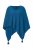 Ulla Popken Knit Pointed Hem Poncho Cerulean - Sviitrid ja dressipluusid - 