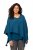 Ulla Popken Knit Pointed Hem Poncho Cerulean - Sviitrid ja dressipluusid - 