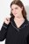 Ulla Popken 823030 Särgikraega pidžaama Must - Pidžaama/Loungewear - 