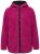 Ulla Popken 823371 Kapuutsi ja tepitud taskutega teddyjope Fuksia - Fleece riided - 