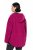 Ulla Popken 823371 Kapuutsi ja tepitud taskutega teddyjope Fuksia - Fleece riided - 