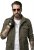 JP1880 Field Jacket with Badges Vintage Look TALL Moss Green - TALL jakid ja joped - TALL jakid pikkadele meestele