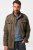 JP1880 Field Jacket with Badges Vintage Look TALL Moss Green - TALL jakid ja joped - TALL jakid pikkadele meestele