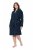Ulla Popken 826794 Frotee-hommikumantel Tumesinine - Hommikumantlid - 