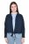Ulla Popken 827116 Püstkraega linasegust bolero Tumesinine - Bolerod - 