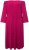 Ulla Popken 827740 3/4 varrukatega jersey-kleit Roosa - Midikleidid - Plusssuuruses midikleidid