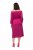 Ulla Popken 827740 3/4 varrukatega jersey-kleit Roosa - Midikleidid - Plusssuuruses midikleidid