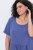 Ulla Popken 827920 Lühikeste varrukatega jersey-kleit Sinine - Trikookleidid - 
