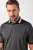 JAY-PI Quickdry Two-Tone Golf Poloshirt Black - Polosärgid - Meeste suured polosärgid 2XL – 8XL