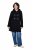 Ulla Popken 829347 Duffelmantel Must - Mantlid - Naiste mantlid suurtes suurustes