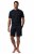 JP1880 829513 Pidžaama lühike mudel bellyfit Tumesinine - Aluspesu ja ujumisriided - Aluspesu 2XL-8XL
