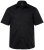 Men+ 758 Lühikeste varrukatega Business-särk avatud kraega Must - Särgid - Meeste suured särgid 2XL – 8XL