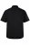 Men+ 758 Lühikeste varrukatega Business-särk avatud kraega Must - Särgid - Meeste suured särgid 2XL – 8XL