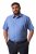 Men+ 758 Lühikeste varrukatega Business-särk avatud kraega Helesinine - Särgid - Meeste suured särgid 2XL – 8XL