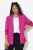 Ulla Popken 830767 Kortsus struktuuriga pintsak Magenta - Pintsakud - Pintsakud naistele suurtes suurustes