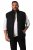 Men+ 578 Tepitud vest püstkraega Must - Jakid ja joped - Joped, suured suurused: 2XL – 12XL
