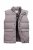 JP1880 831639 Tepitud vest taaskasutatud polüestrist Tumehall - Jakid ja joped - Joped, suured suurused: 2XL – 12XL