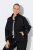 Ulla Popken 833237 Helkurdetailidega spordijope Must - Joped - Suured naiste jakid