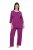 Ulla Popken 833660 Pidžaama Violetne - Pidžaama/Loungewear - 