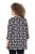 Ulla Popken Snowflake Print 3/4 Sleeve A-Line Tee Black - Trükitud/pildiga T-särgid naistele - 