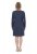 Ulla Popken 834371 Triibuline dressikleit Tumesinine - Dressikleidid - 