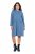 Ulla Popken 834536 Kapuutsiga dressikleit Denimsinine - Dressikleidid - 