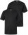 Men+ 299 V-kaelusega T-särk Must 2-pakk - T-särgid - Suured T-särgid 2XL – 14XL
