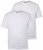 Men+ 311 T-särk bellyfit Valge 2-pakk - T-särgid - Suured T-särgid 2XL – 14XL