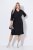 Ulla Popken 836514 3/4 varrukatega midikleit Must - Midikleidid - Plusssuuruses midikleidid